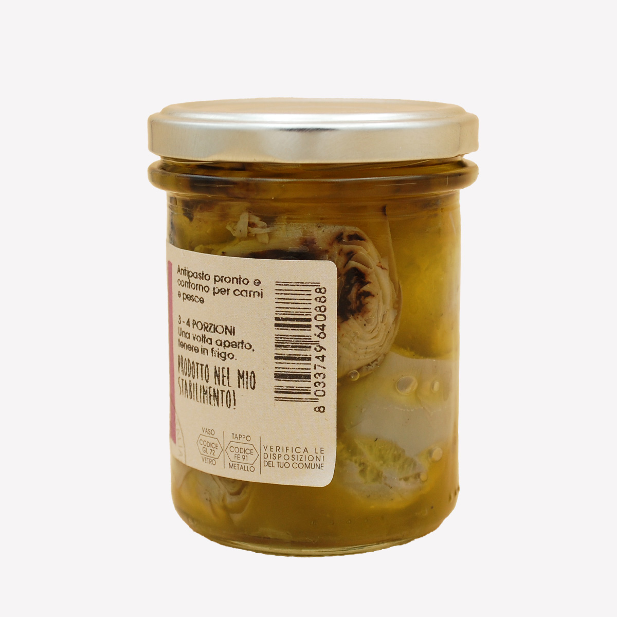 Carciofini Arrostiti - in olio EVO - immagine 2