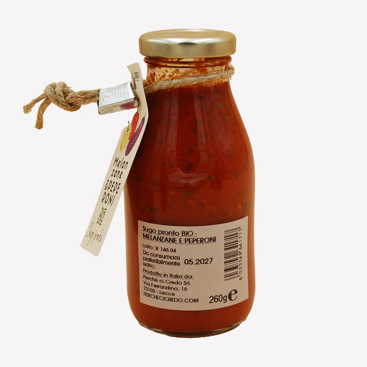 Sugo Pronto BIO - Melanzane e Peperoni - immagine 2