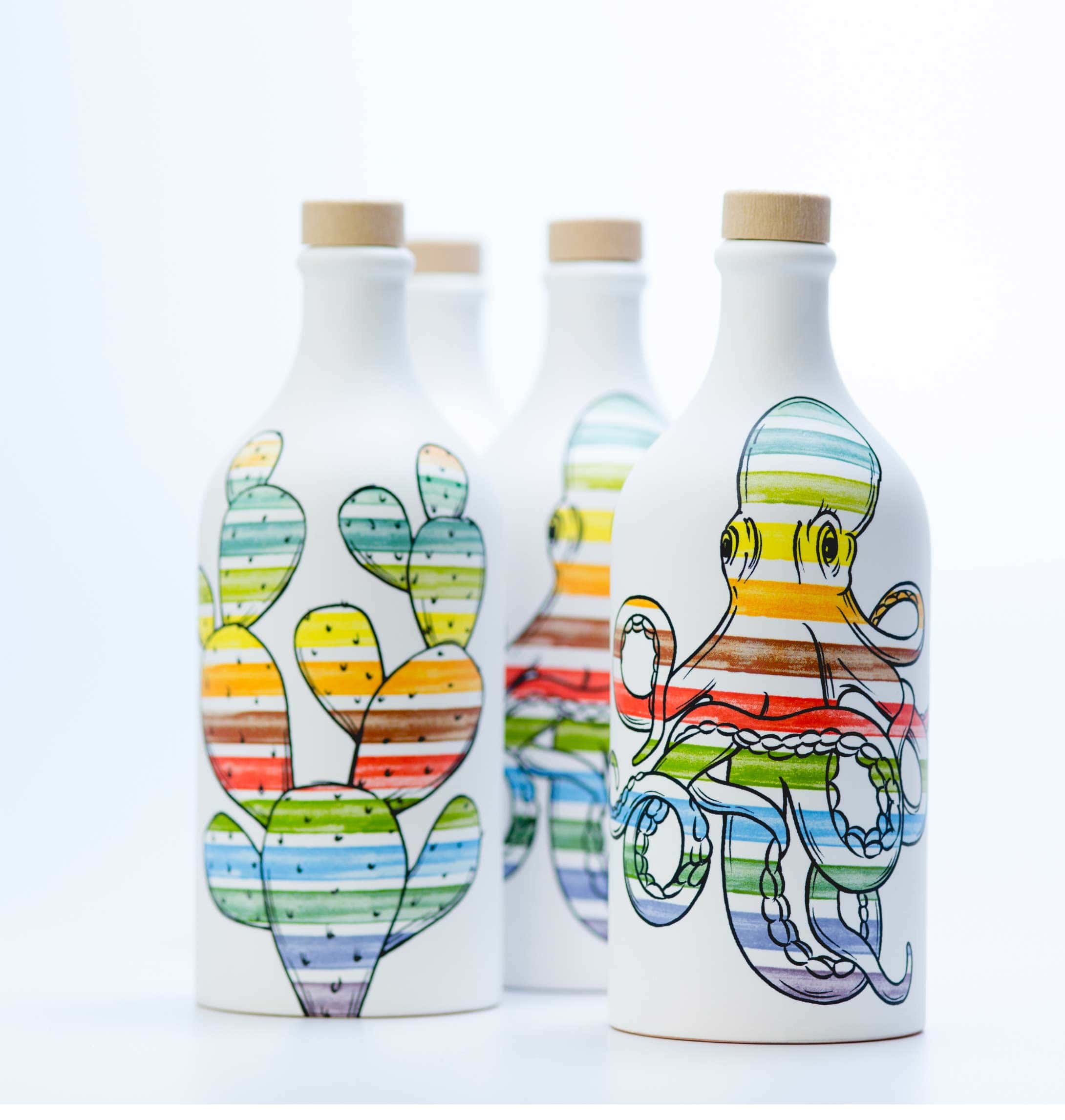 Olio - Orcio in ceramica Polpo - immagine 3
